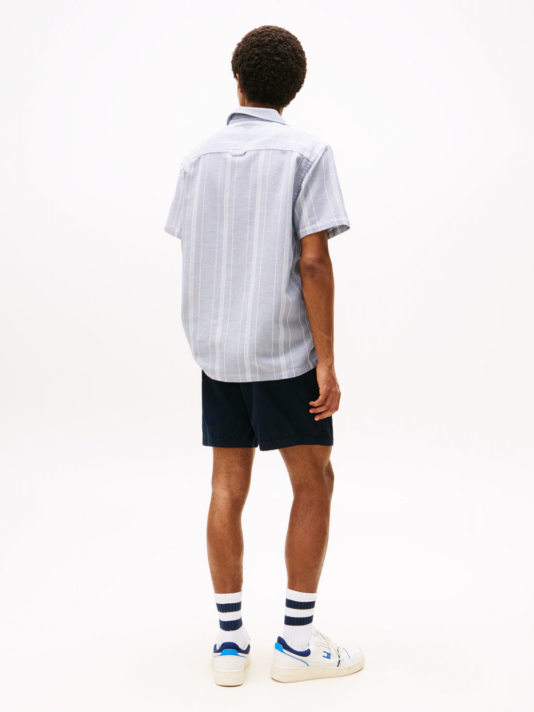 The Urban Retreat TJM TEXTURED REG CAMP SHIRT EXT - Herren Blue Moment Stripes
