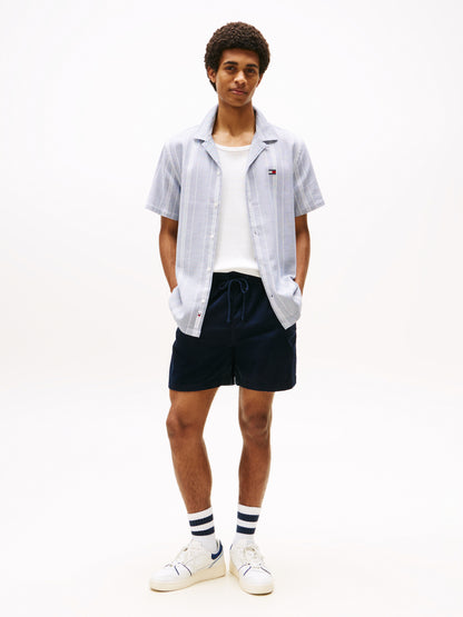 The Urban Retreat TJM TEXTURED REG CAMP SHIRT EXT - Herren Blue Moment Stripes