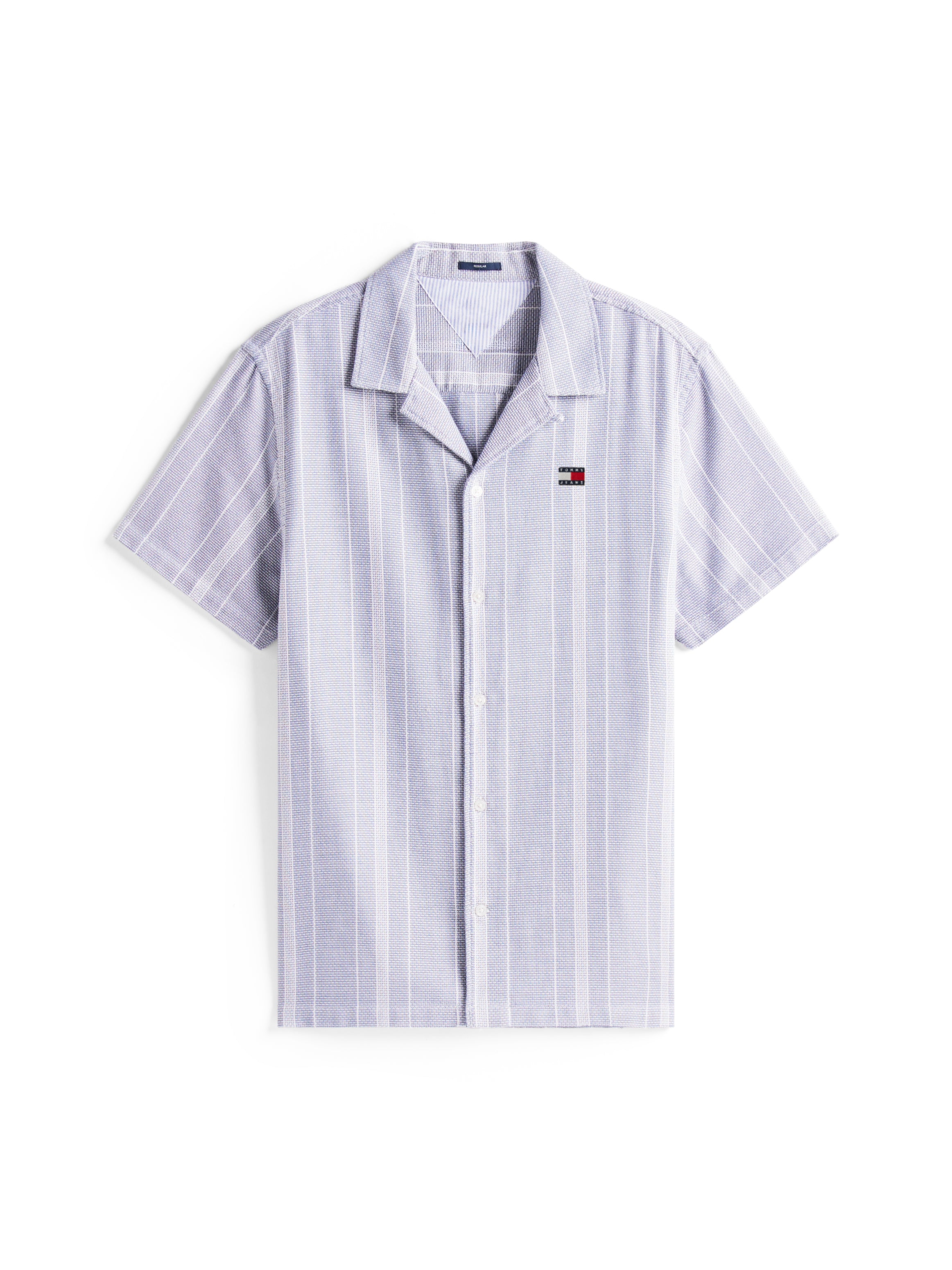 The Urban Retreat TJM TEXTURED REG CAMP SHIRT EXT - Herren Blue Moment Stripes