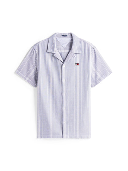 The Urban Retreat TJM TEXTURED REG CAMP SHIRT EXT - Herren Blue Moment Stripes