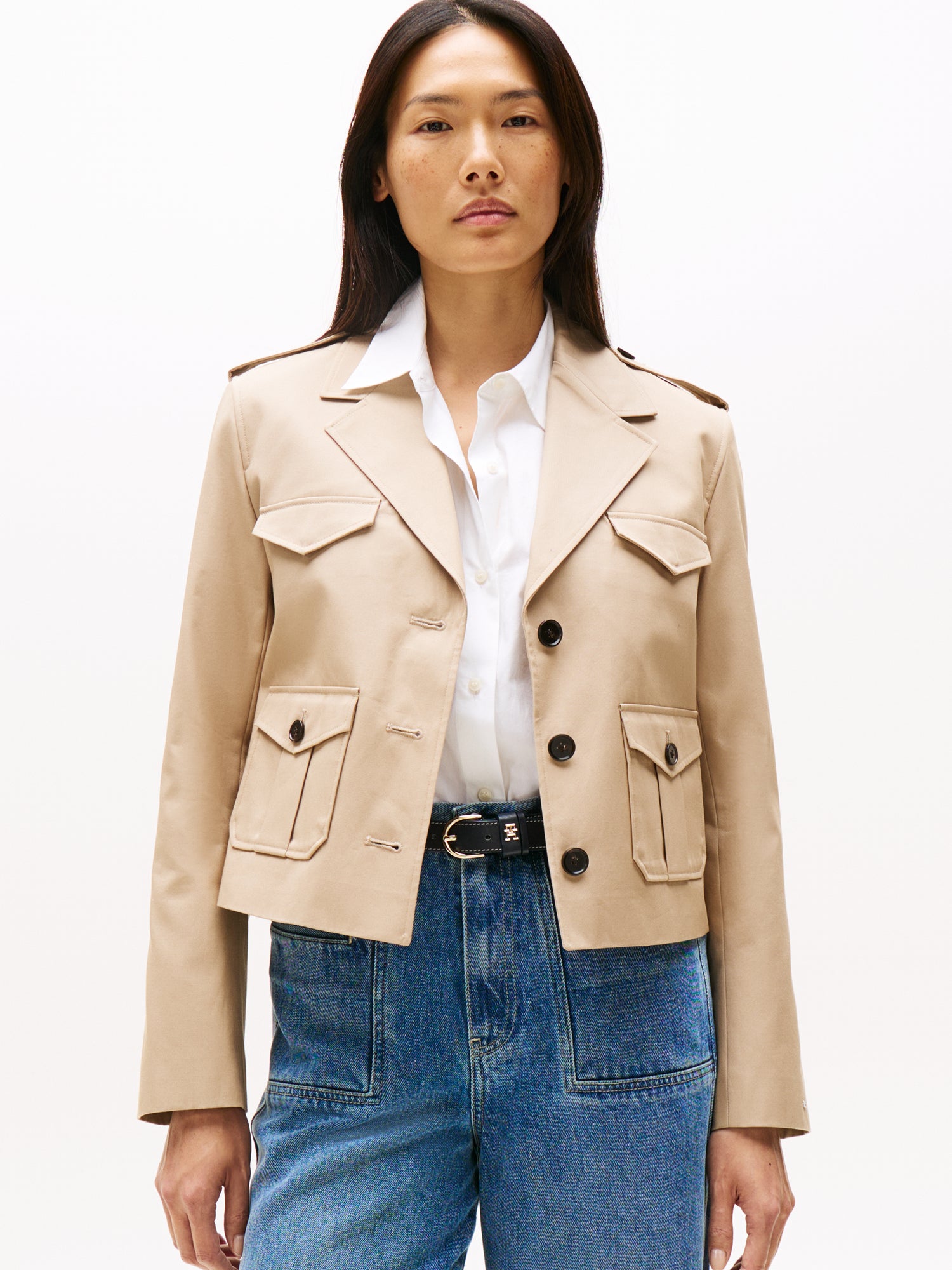 TheUR COTTON REGULAR LADY JACKET beige