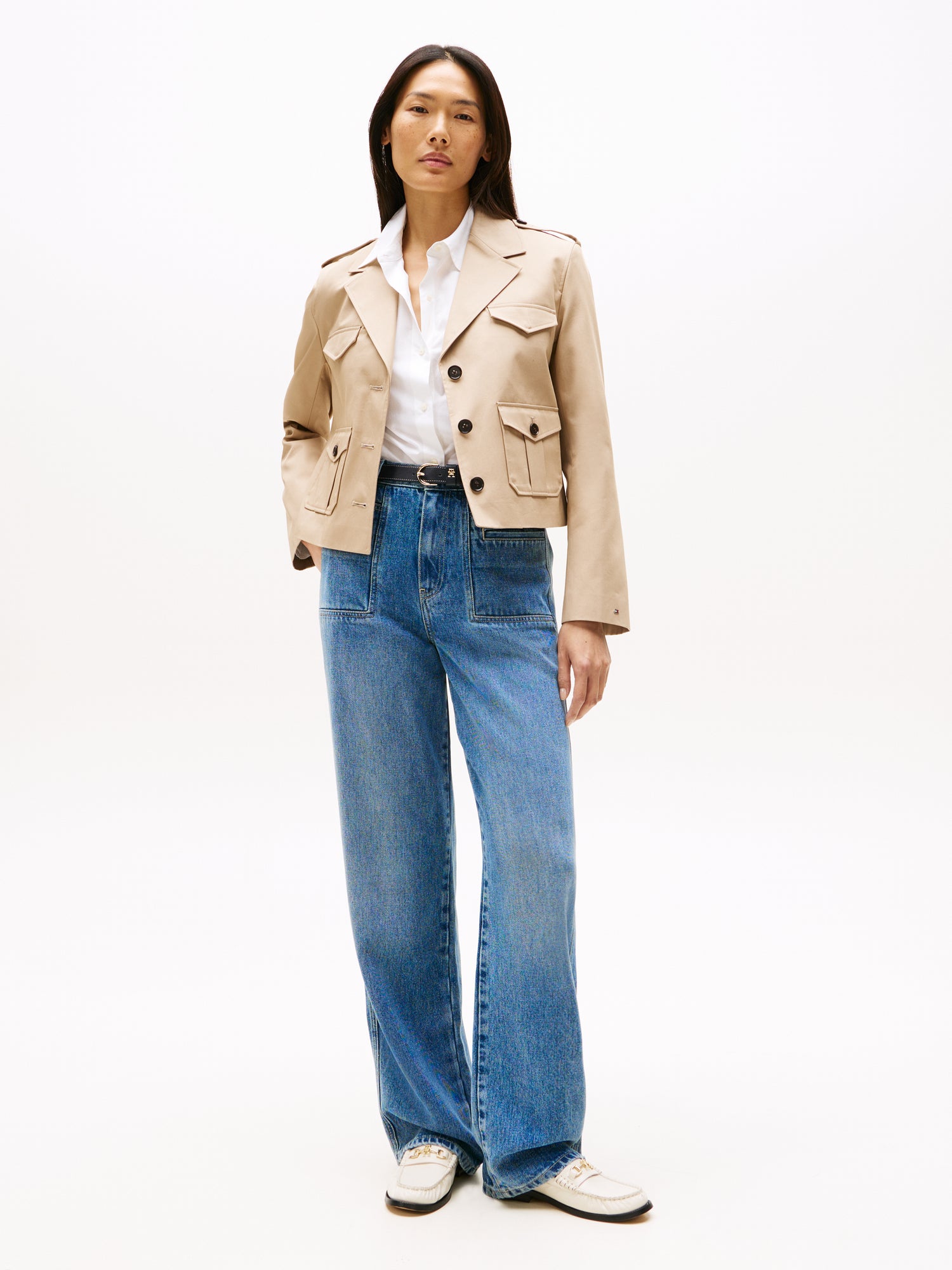 TheUR COTTON REGULAR LADY JACKET beige