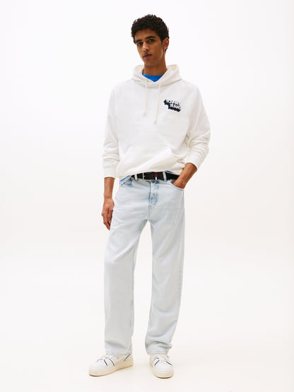 The Urban Republic TJM STACK BACK LOGO HOODIE EXT Herren ecru