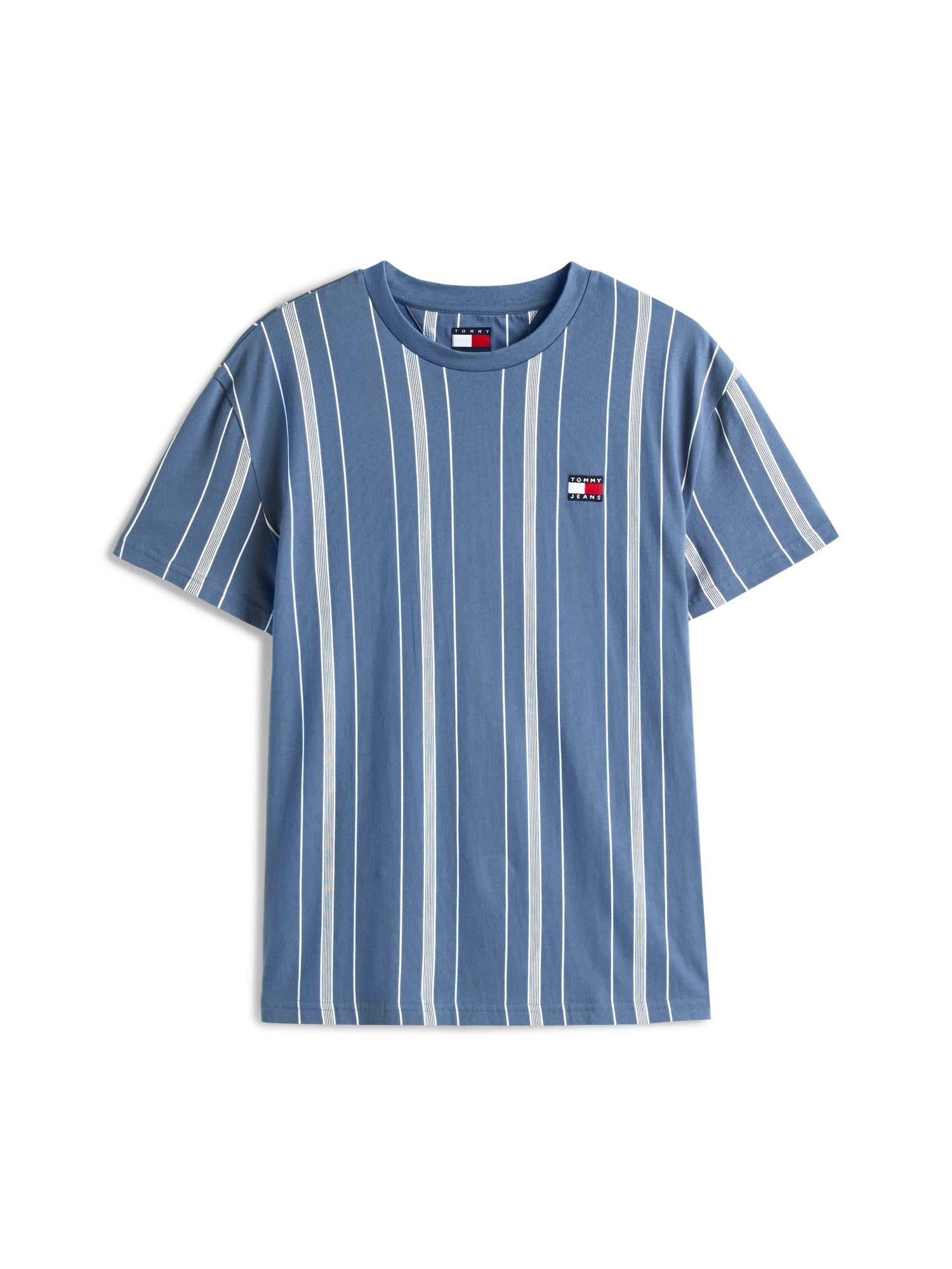TJM REG VERT STRIPE SS TEE - Herren T-Shirt in Blue Moment Stripe