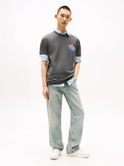 THEUR Novelty Fair Tee - Herren Baumwolle Basic-Shirt
