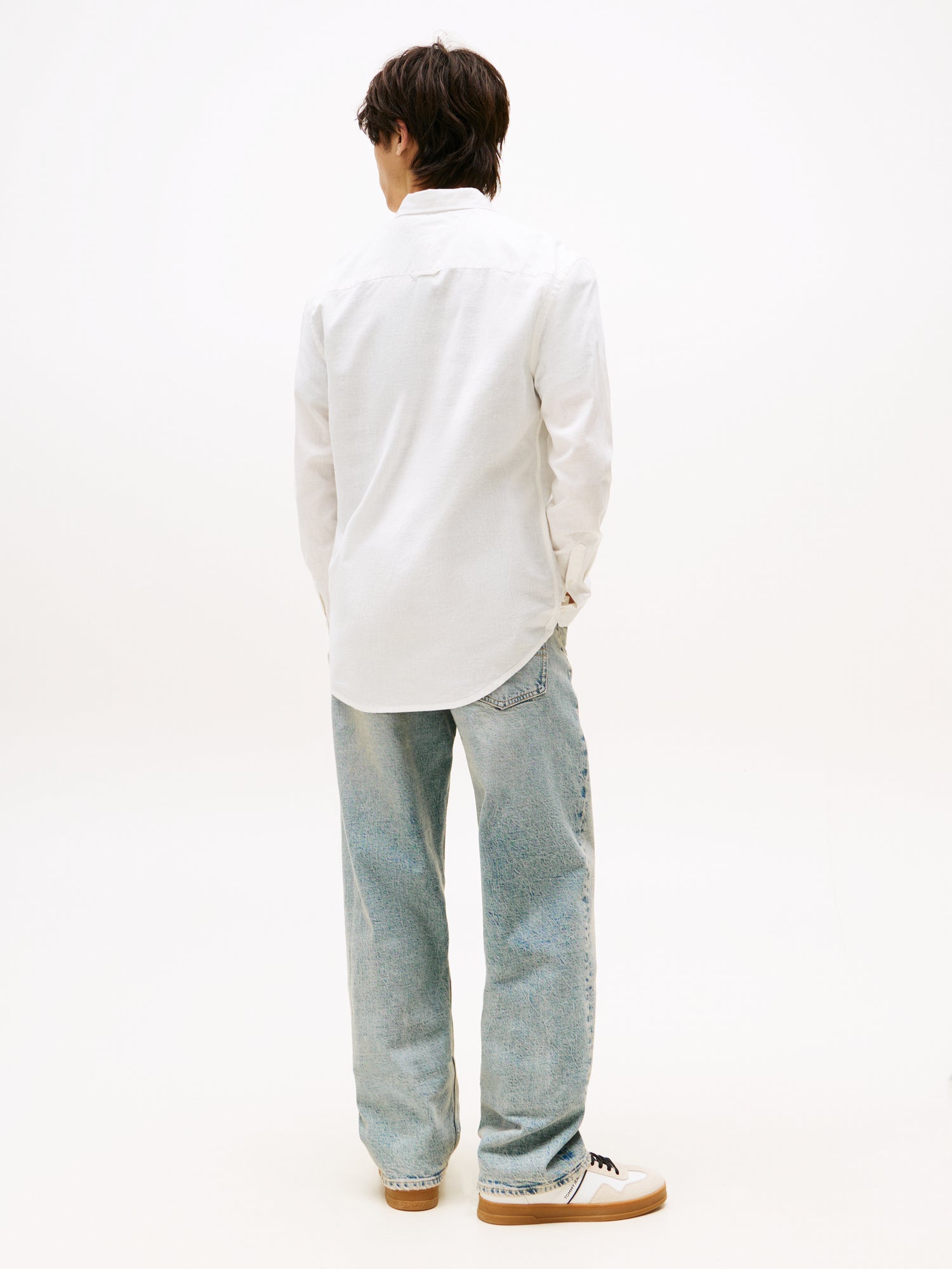 TJM REG LINEN BLEND LS SHIRT EXT - Hochwertiges Hemd für Männer