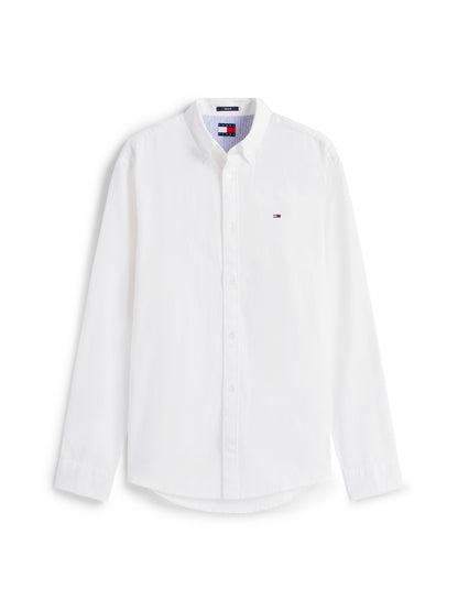 TJM REG LINEN BLEND LS SHIRT EXT - Hochwertiges Hemd für Männer
