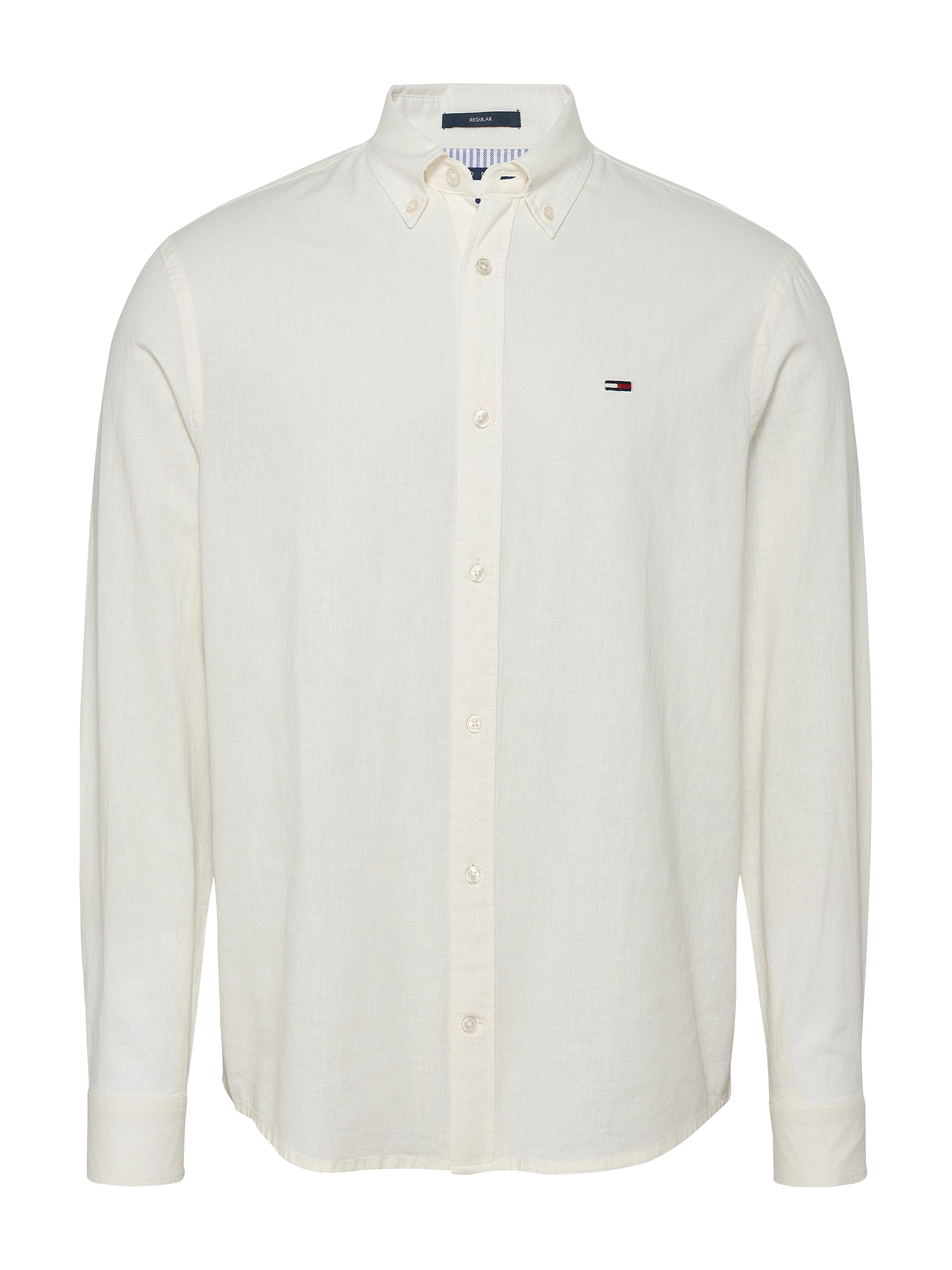 TJM REG LINEN BLEND LS SHIRT EXT - Hochwertiges Hemd für Männer