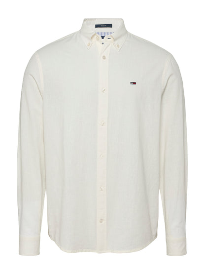 TJM REG LINEN BLEND LS SHIRT EXT - Hochwertiges Hemd für Männer