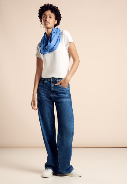 Street One Loop-Schal Damen marina blue