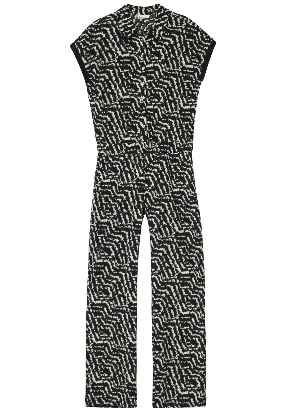 Street One Jumpsuit Damen Grafisches Muster Lockerer Loose Fit