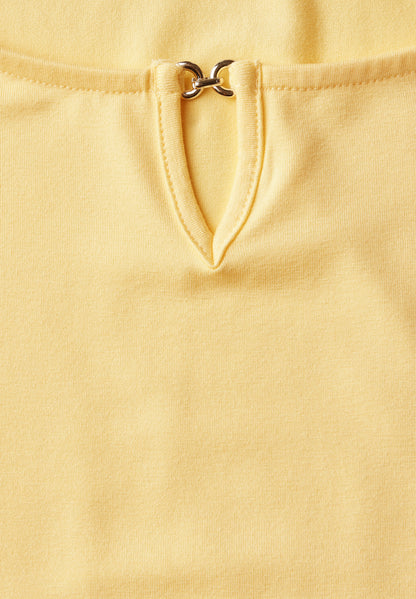 Street One Jersey-Shirt Damen Verspielte Cut-Out Details