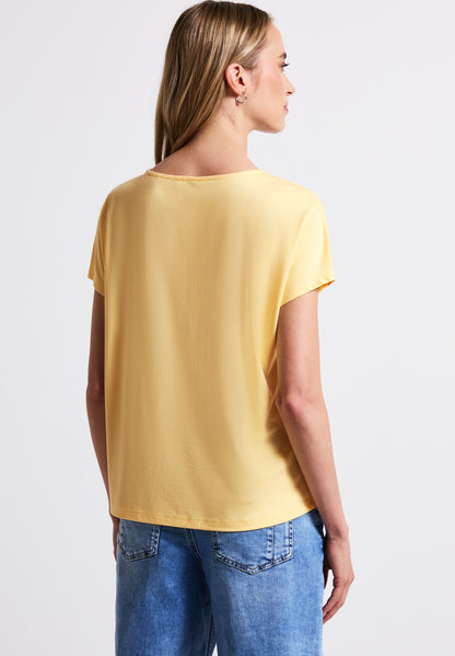Street One Jersey-Shirt Damen Verspielte Cut-Out Details
