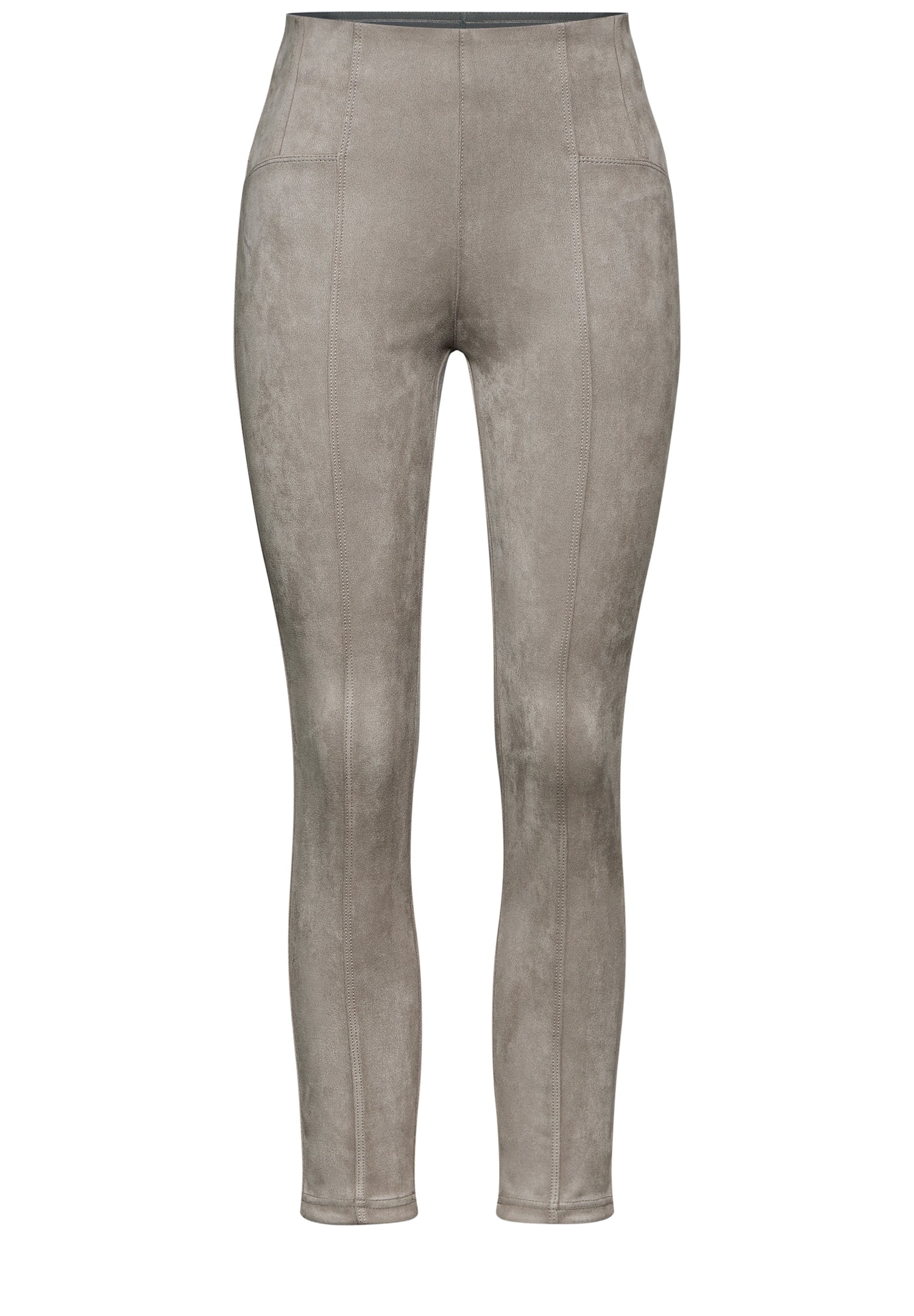 Street One Skinny Fit Damen Hose Velours-Look Hope