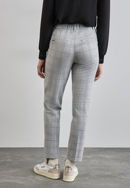 Street One Chino Damen Karomuster Casual Fit