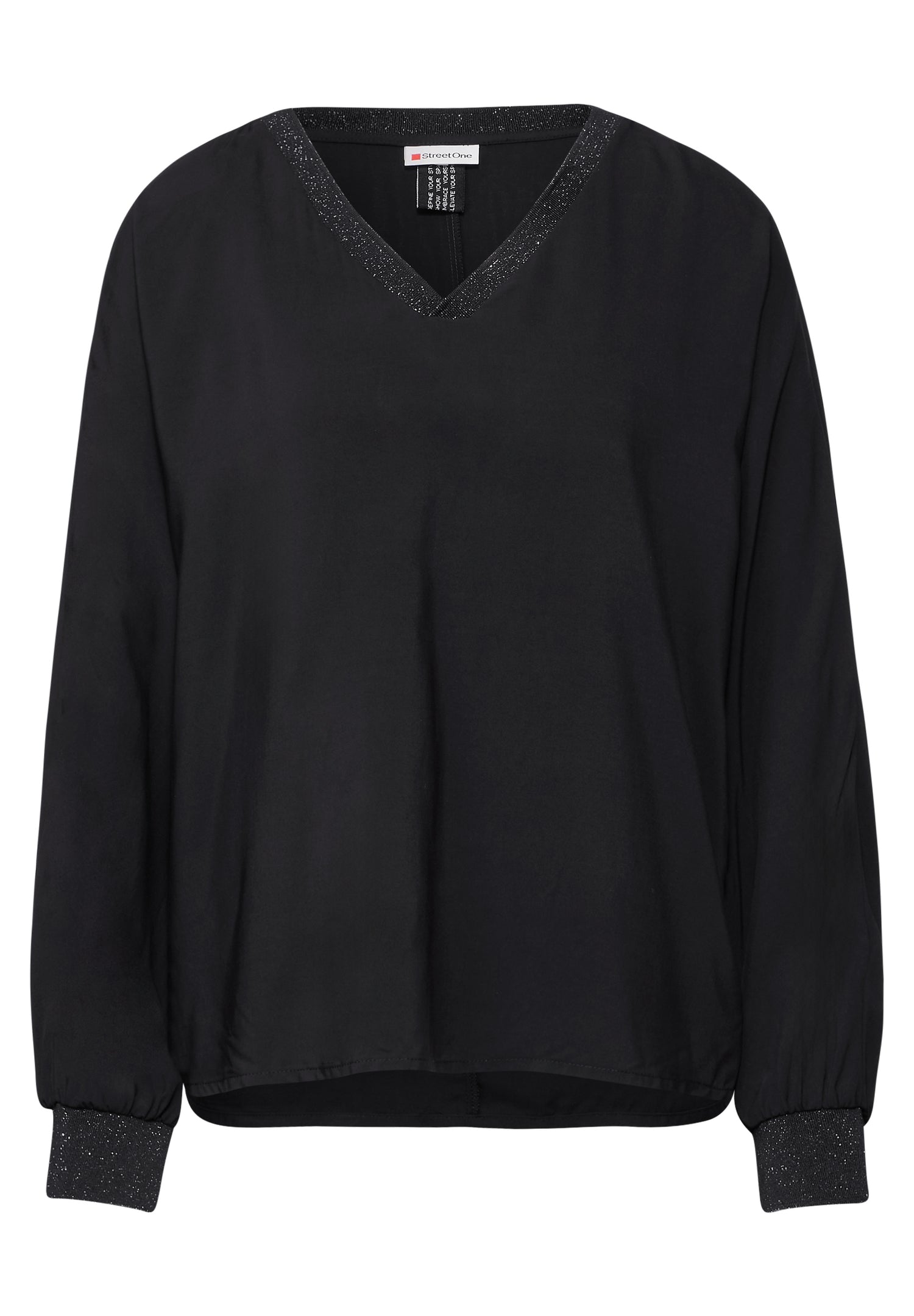 Street One Dolman Bluse Damen Glitzernde Eleganz