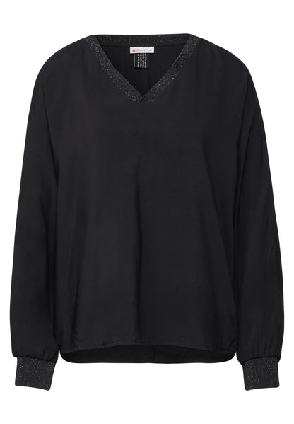 Street One Dolman Bluse Damen Glitzernde Eleganz