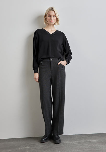 Street One Dolman Bluse Damen Glitzernde Eleganz