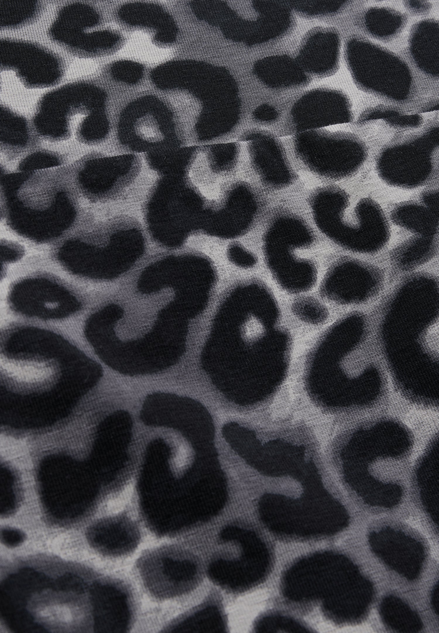 Street One Leggings Damen Leo-Print Elastischer Baumwollmix