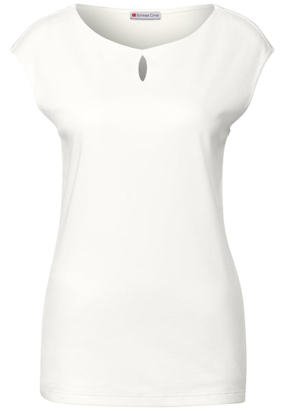 Street One ärmelloses Shirt Damen moderner Rundhalsausschnitt