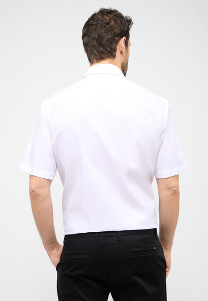 Eterna Shirt Popeline Kurzarm Herren bügelfrei