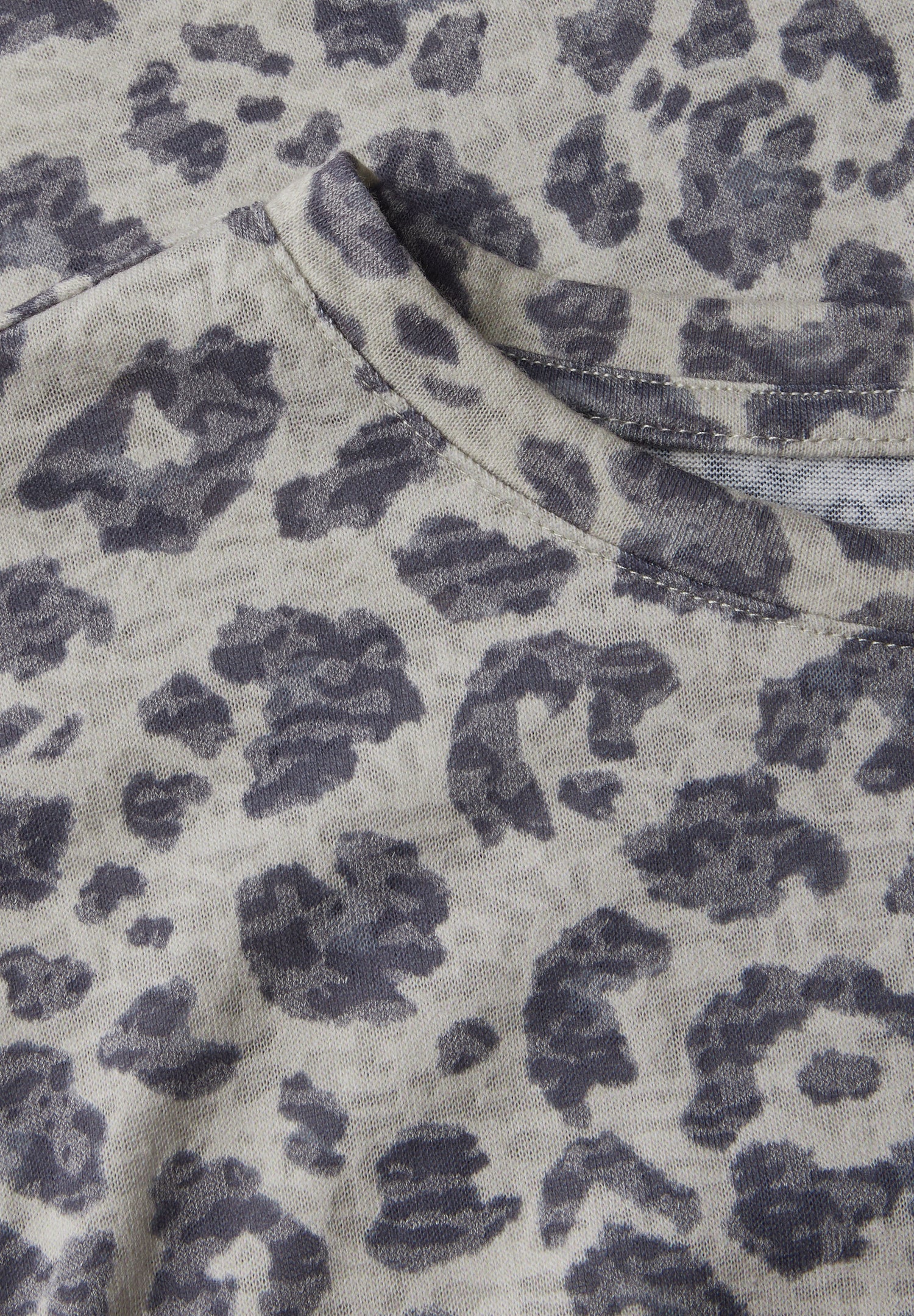 Street One Ausbrenner-Shirt mit Leo-Muster Damen luftig leicht
