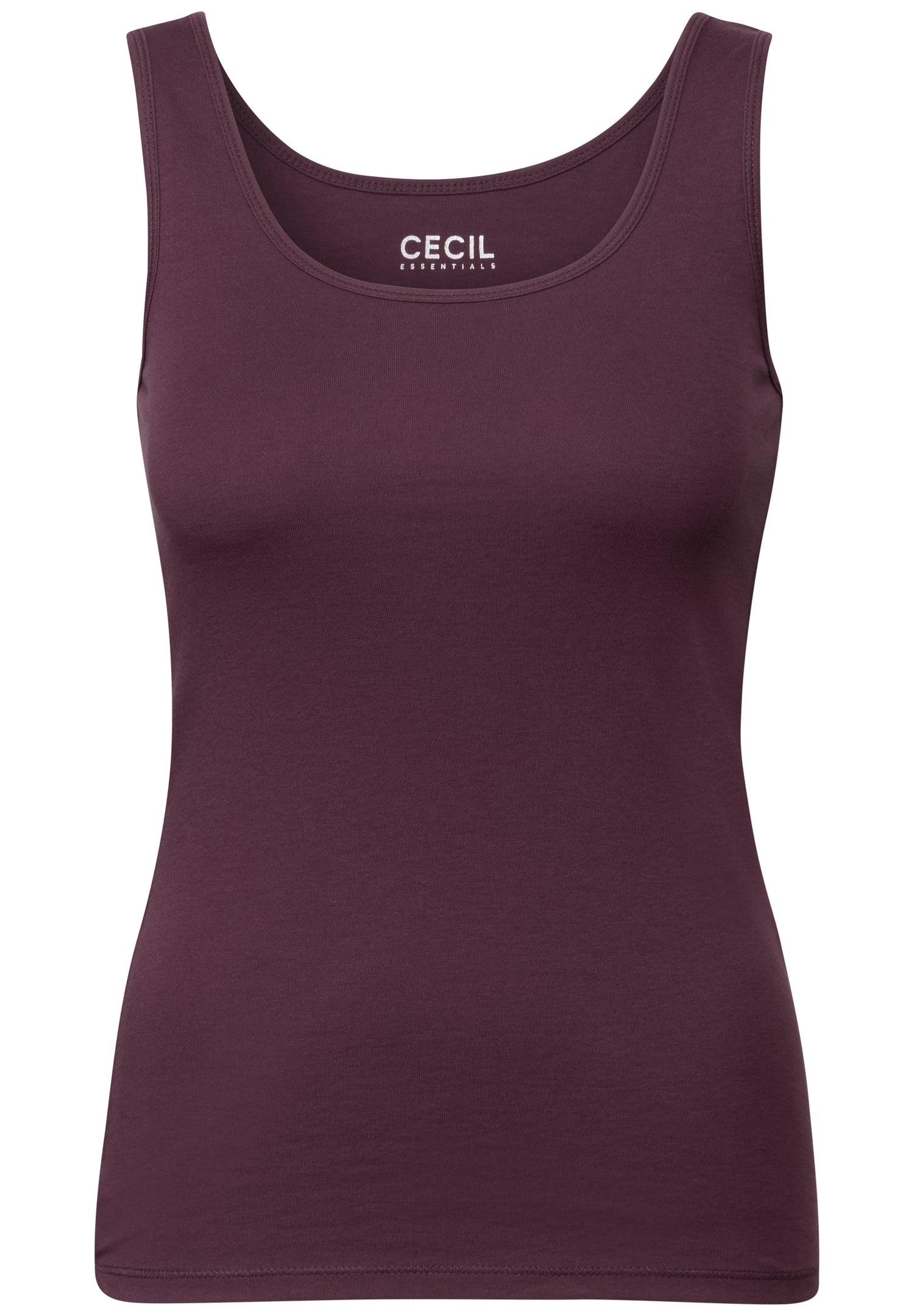 CECIL Basic Top Damen Ärmellos Baumwolle