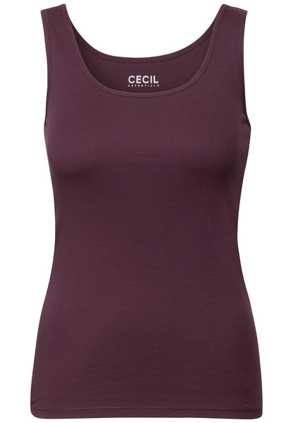 CECIL Basic Top Damen Ärmellos Baumwolle