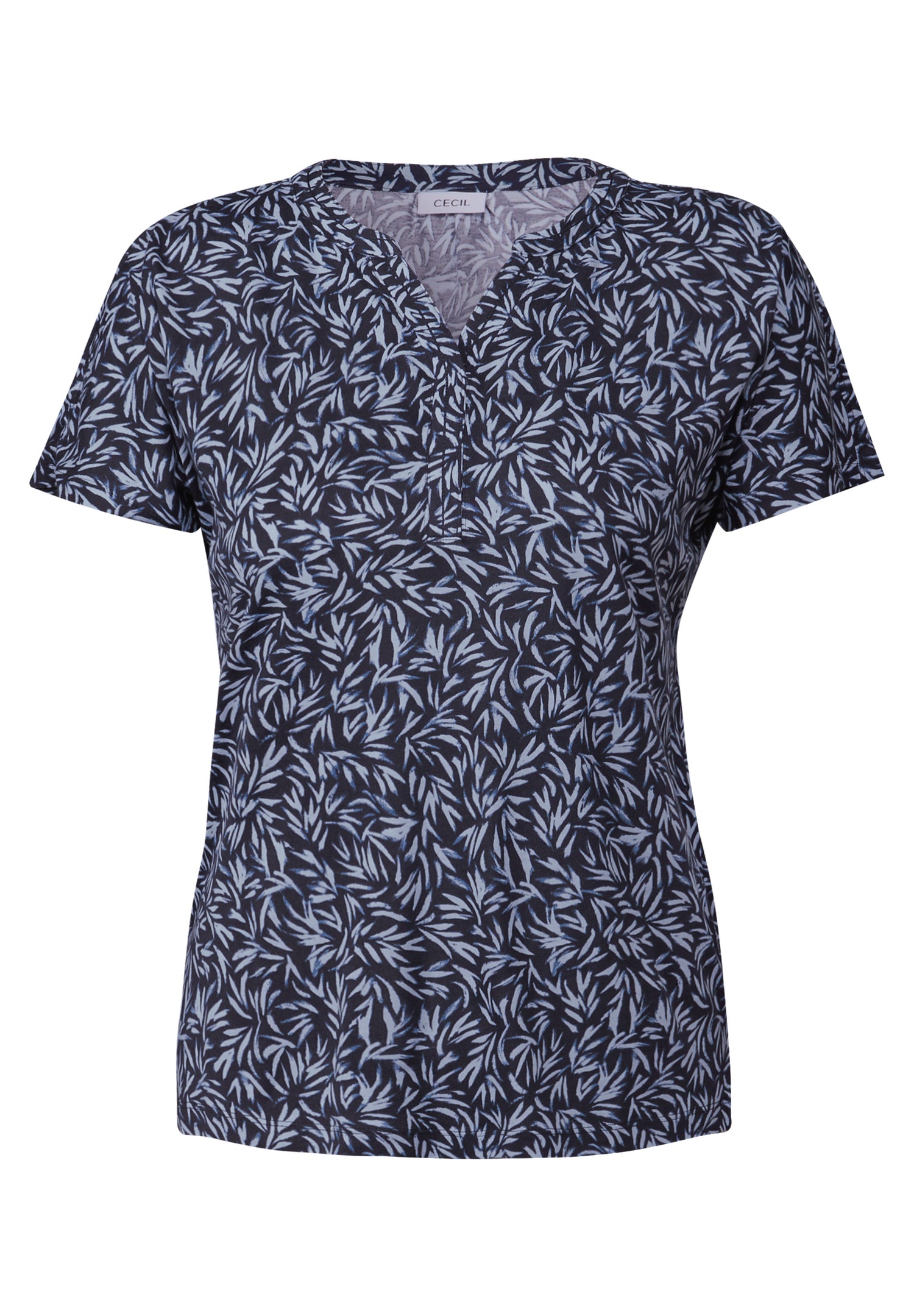 CECIL Tunika Damen Weiches Baumwoll-Modal Shirt