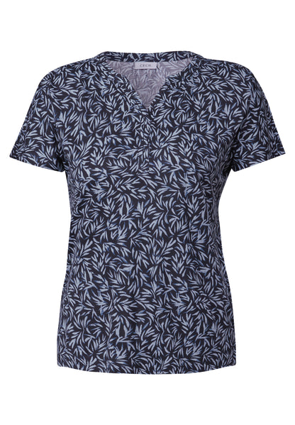 CECIL Tunika Damen Weiches Baumwoll-Modal Shirt