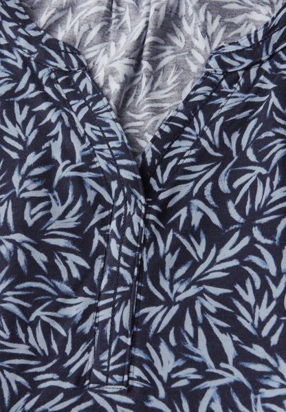 CECIL Tunika Damen Weiches Baumwoll-Modal Shirt