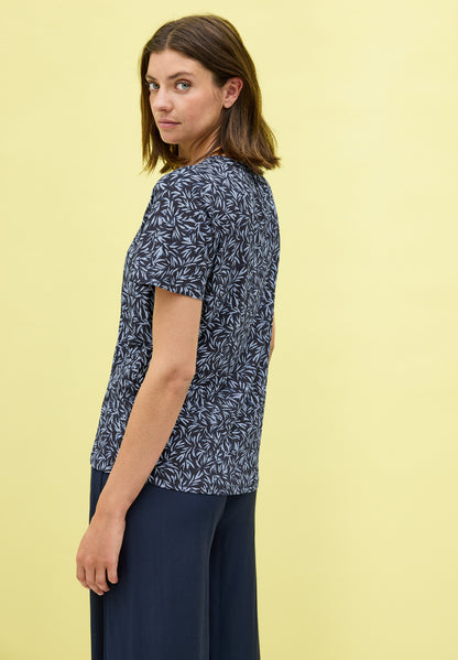 CECIL Tunika Damen Weiches Baumwoll-Modal Shirt