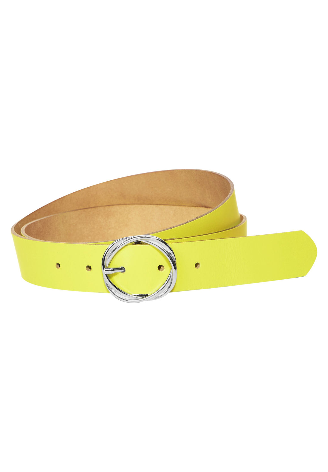 Street One Classic Leather Belt Damen feminin Silberschnalle