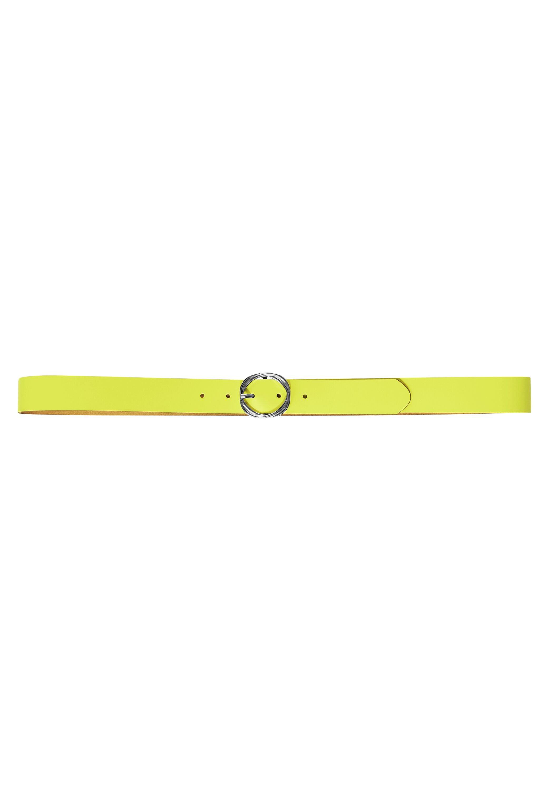 Street One Classic Leather Belt Damen feminin Silberschnalle
