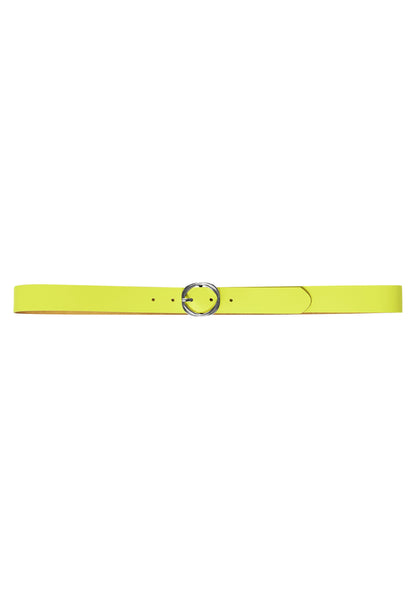 Street One Classic Leather Belt Damen feminin Silberschnalle