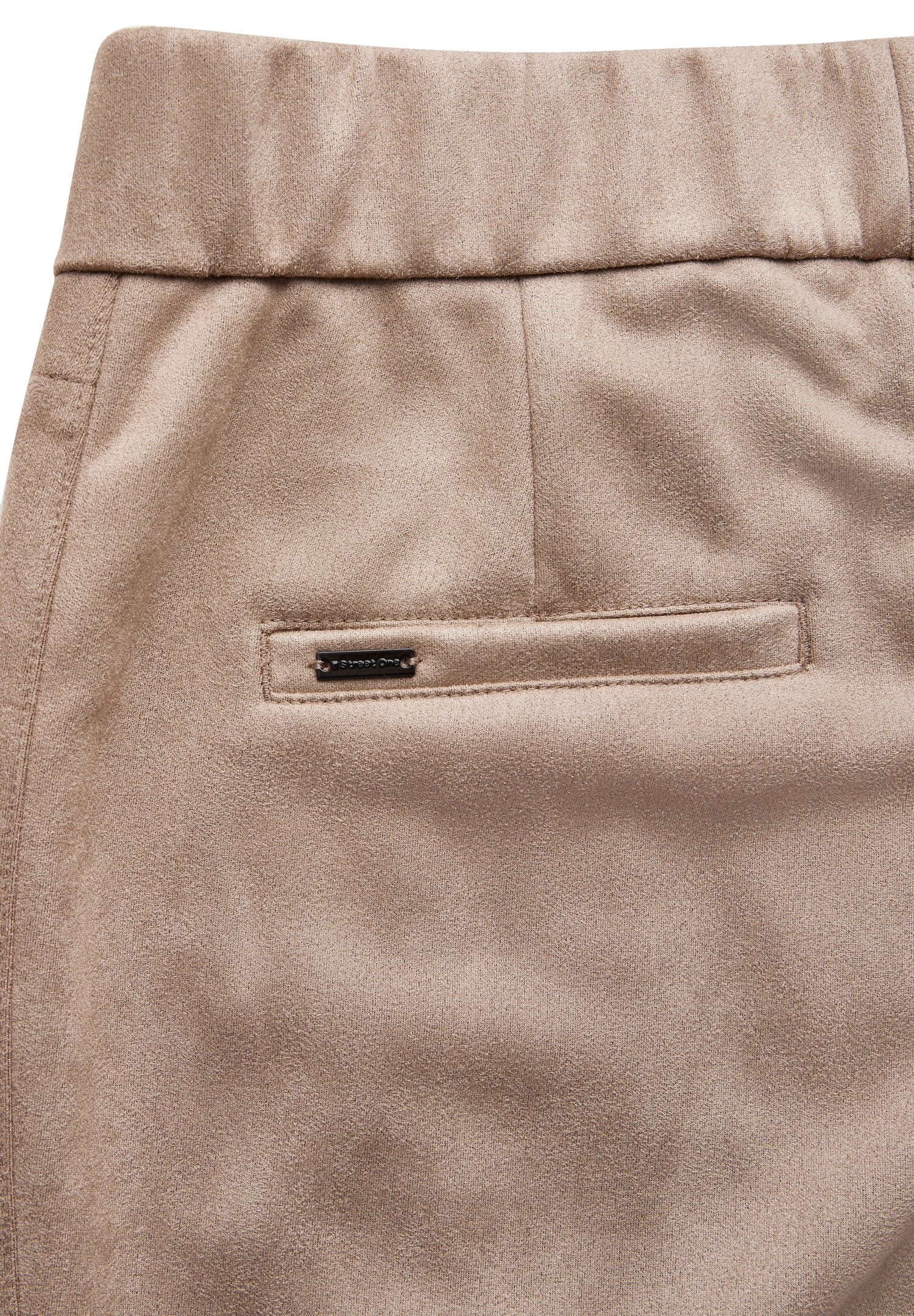 Street One Velours-Look Damen-Hose Bonny in Beige