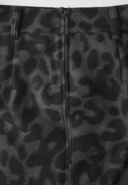 Street One Leo-Rock Damen wickeloptik Leo-Muster