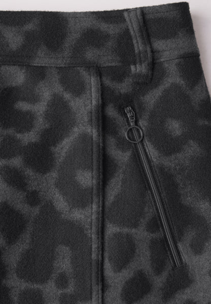 Street One Leo-Rock Damen wickeloptik Leo-Muster