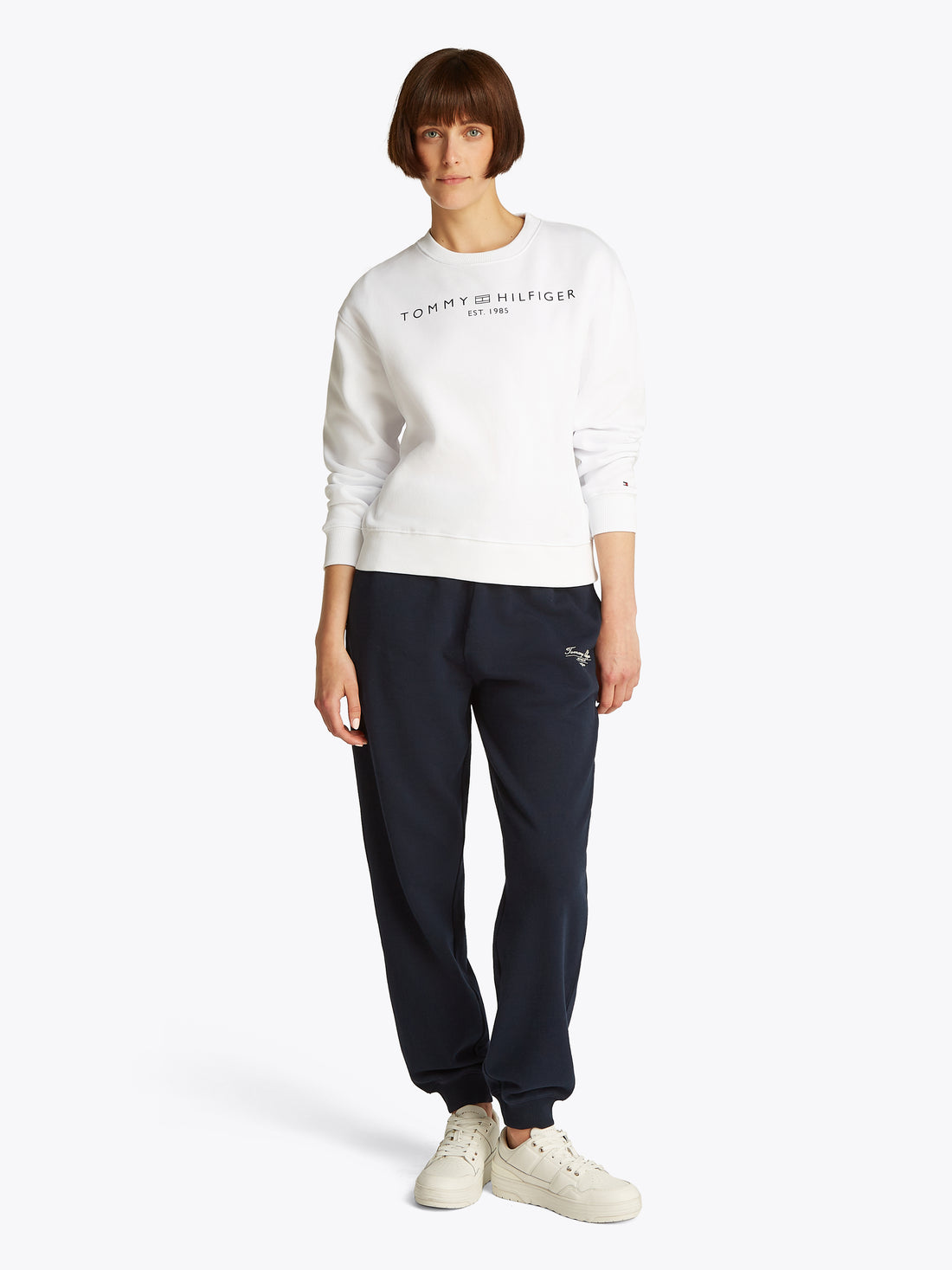 MDRN REG CORP Sweatshirt Damen Logo-Print Bequem