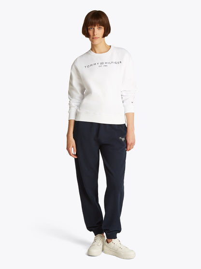 MDRN REG CORP Sweatshirt Damen Logo-Print Bequem