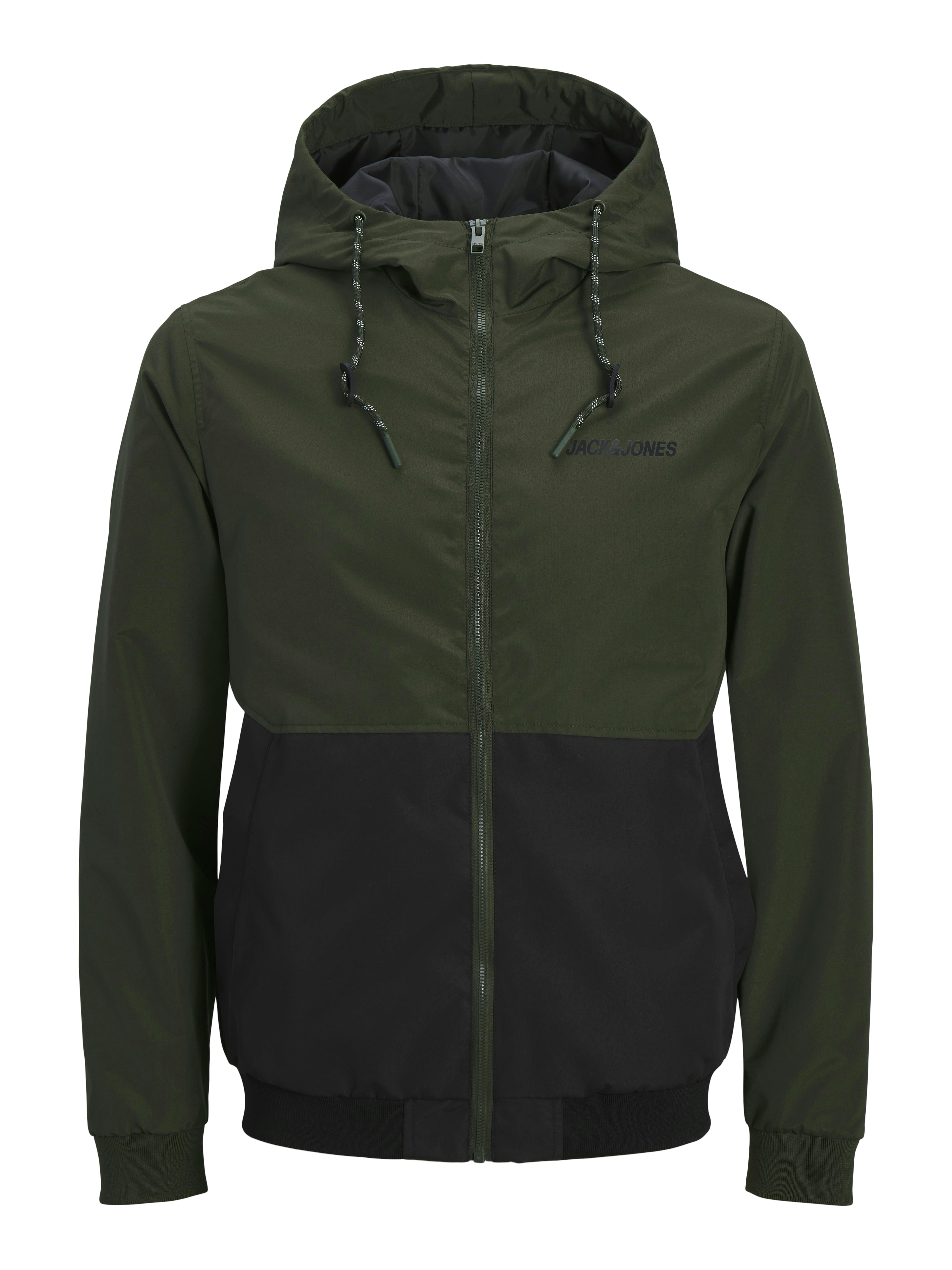 Kapuze Herren Blousonjacke Langarm