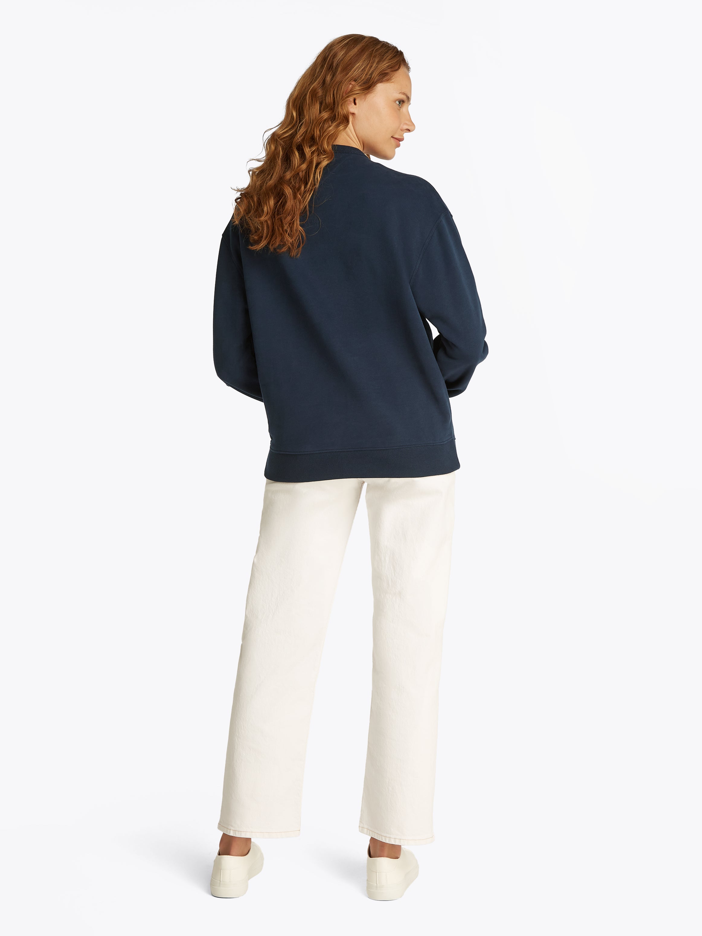 TJW RLX CREST NYC CREW Damen Pullover in Dunkelblau