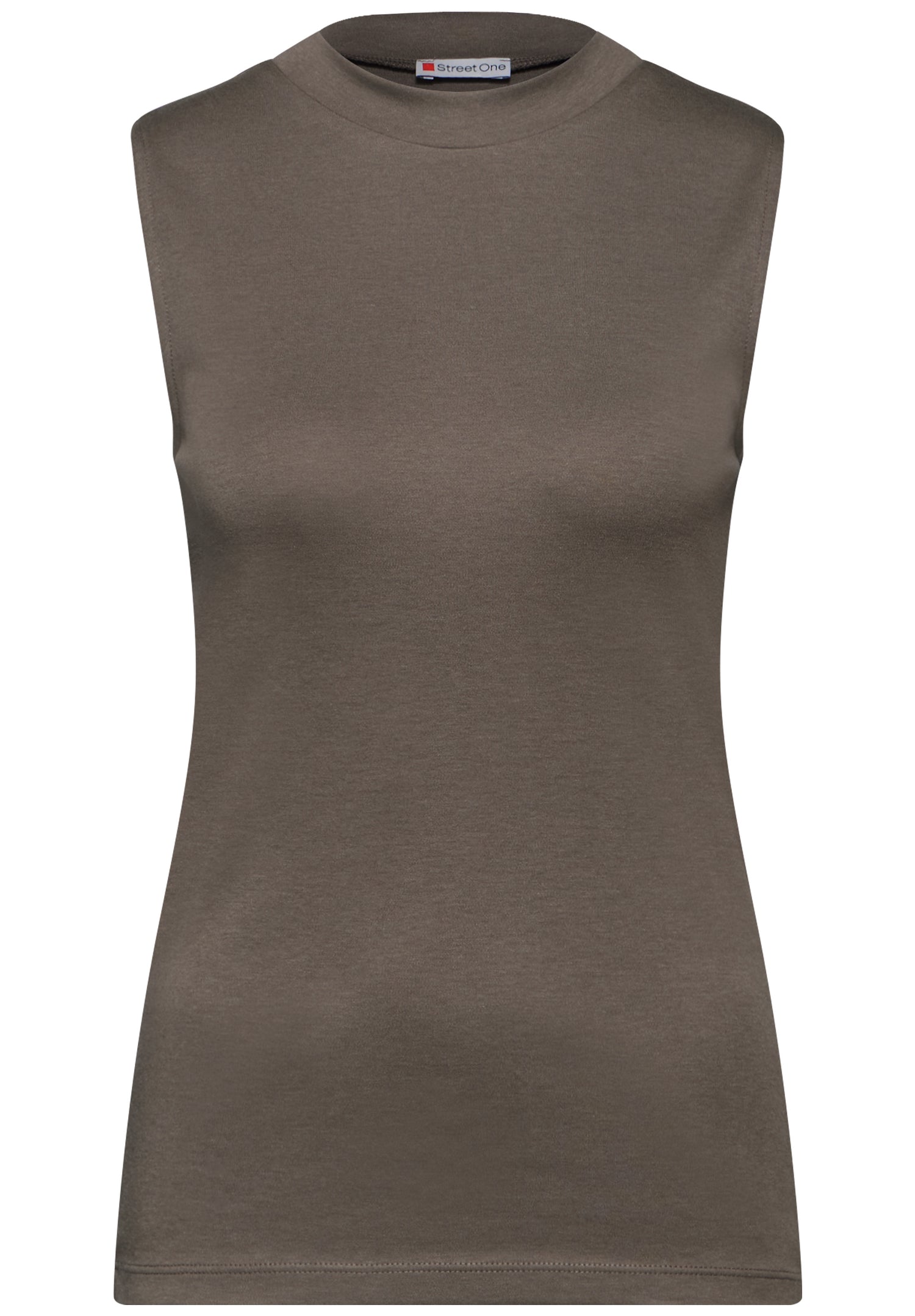 Street One Damen ärmelloses Turtleneck Top Must-Have Basic