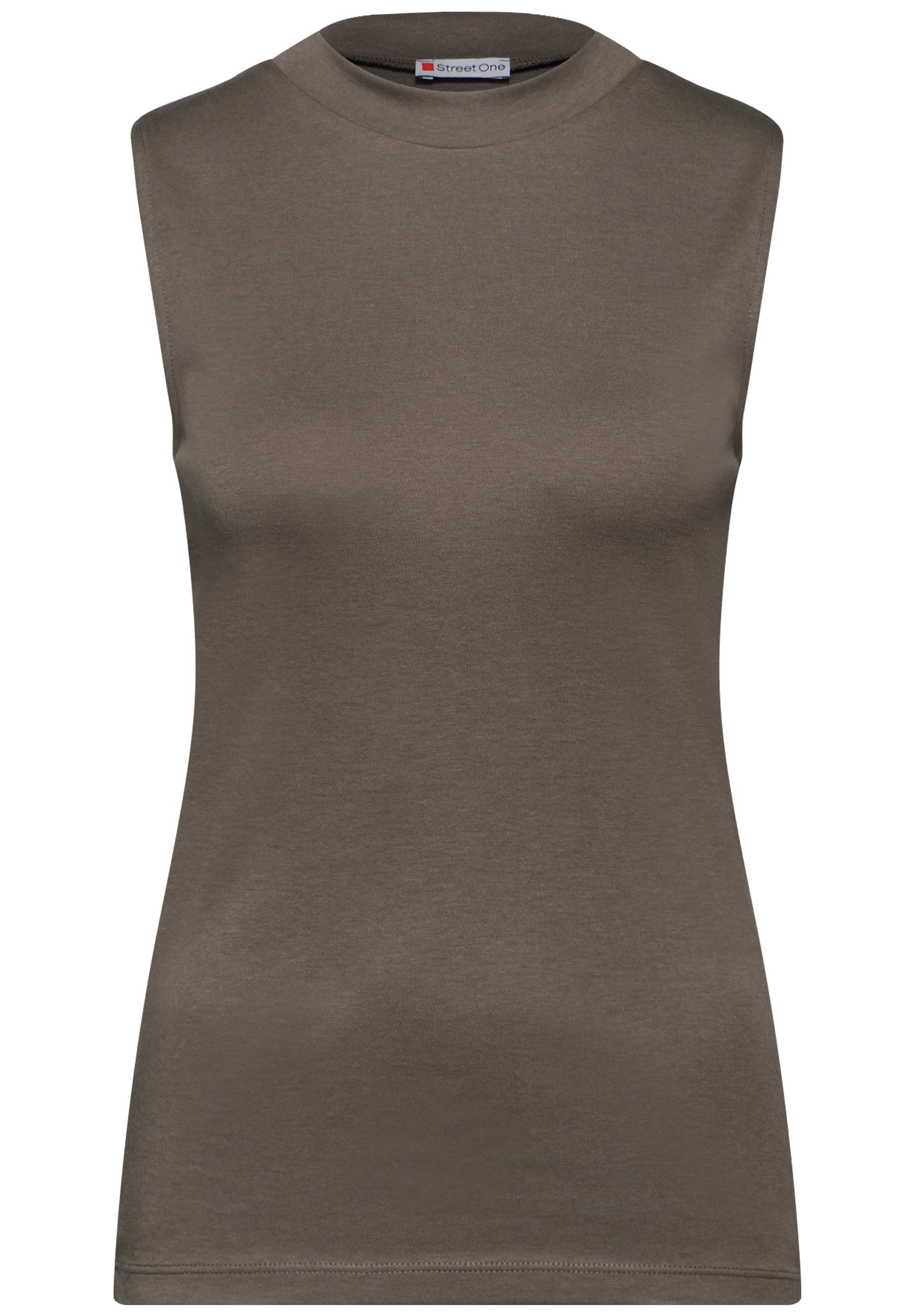 Street One Damen ärmelloses Turtleneck Top Must-Have Basic