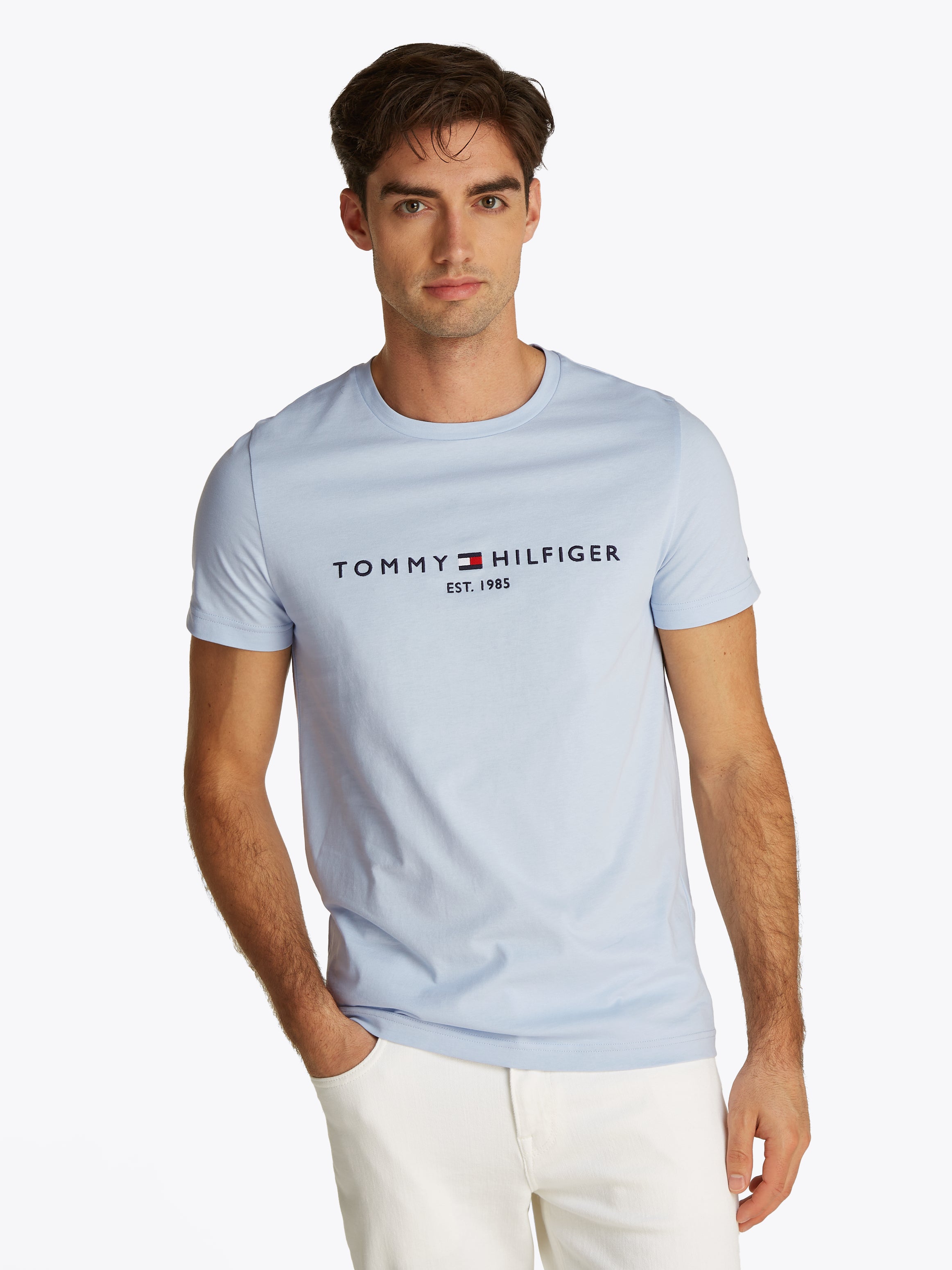 TOMMY LOGO TEE Männer bequem