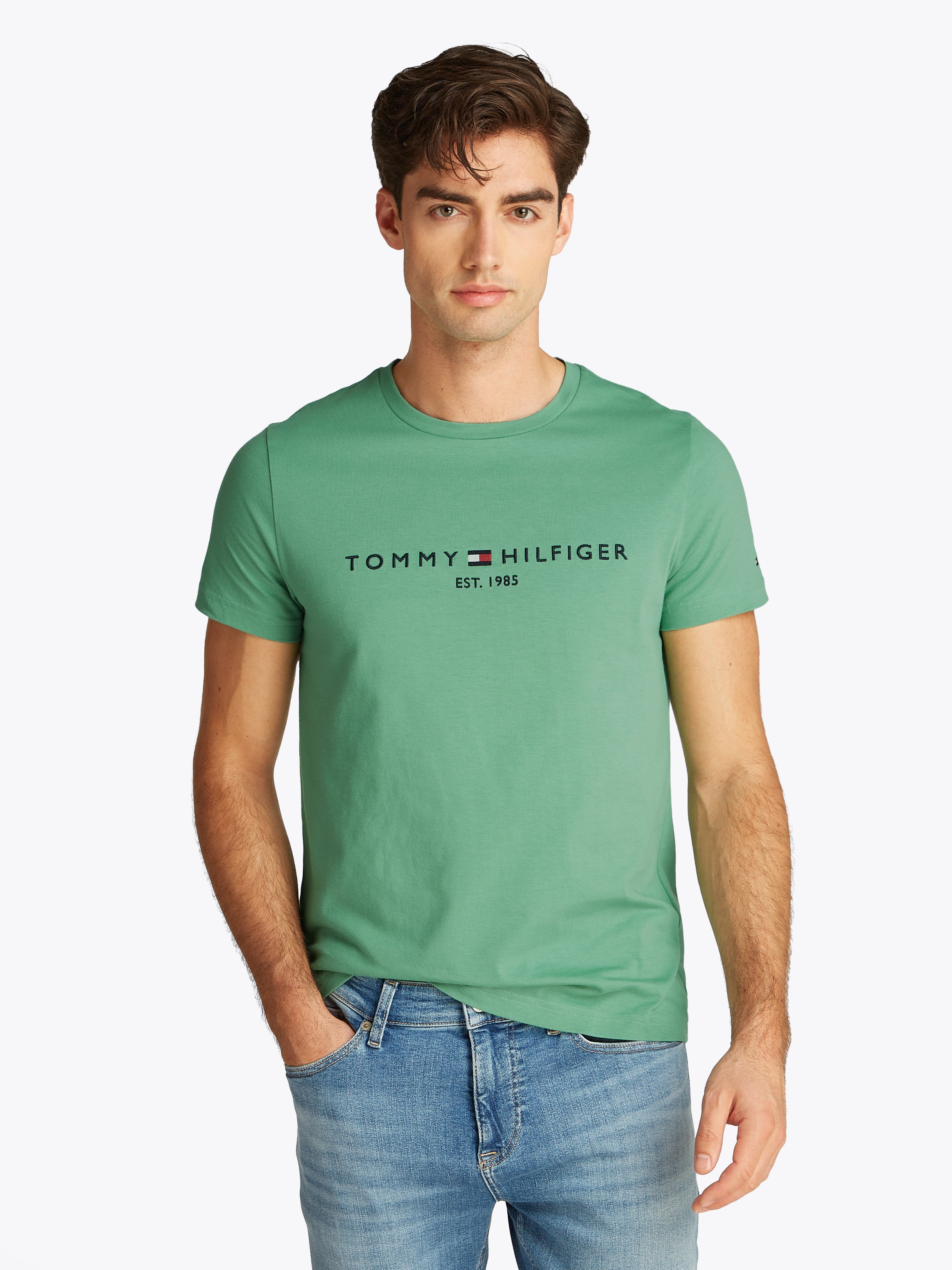 TOMMY LOGO TEE Männer bequem