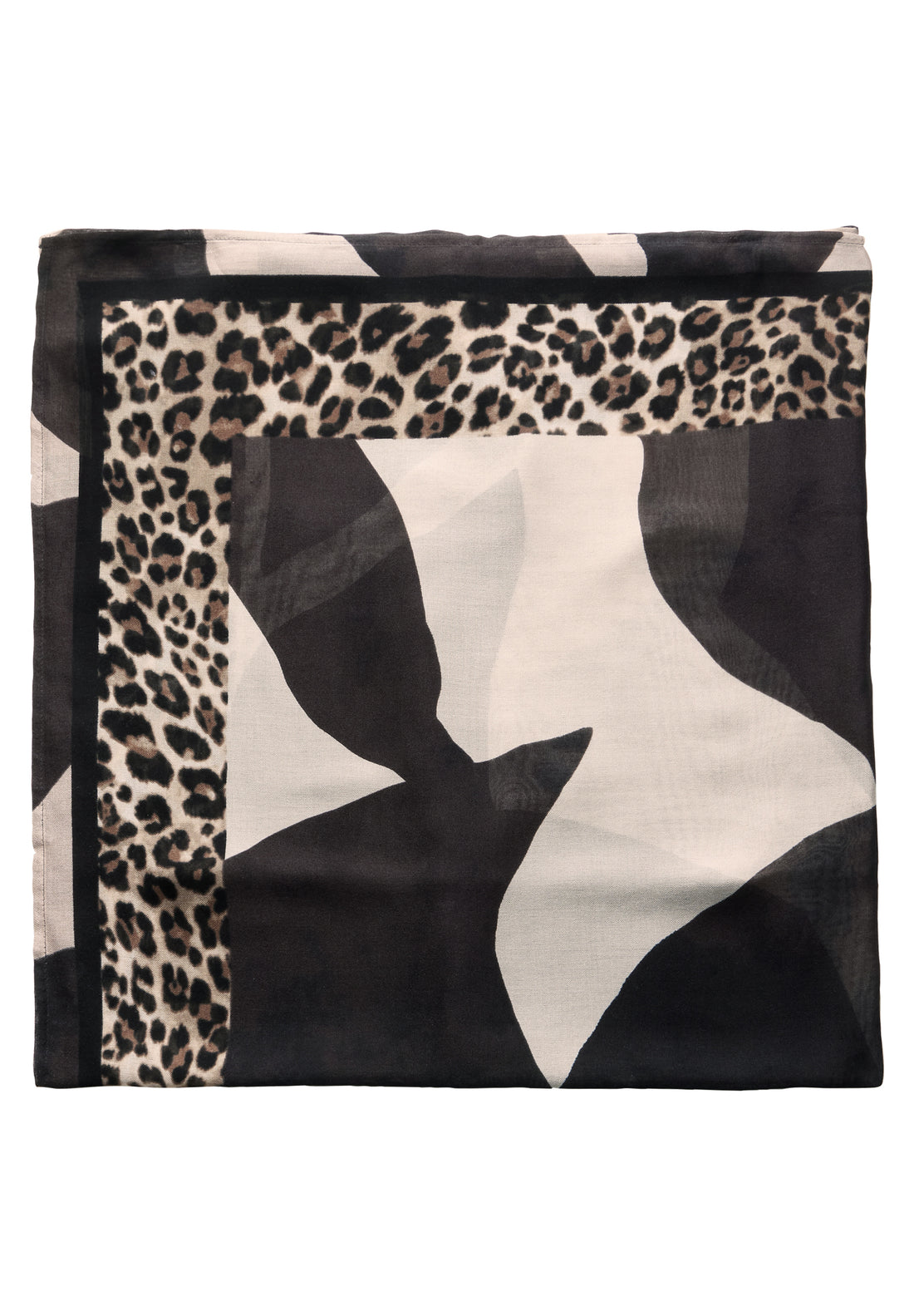 Street One Quadratisches Tuch Damen Blau Grafisches Muster