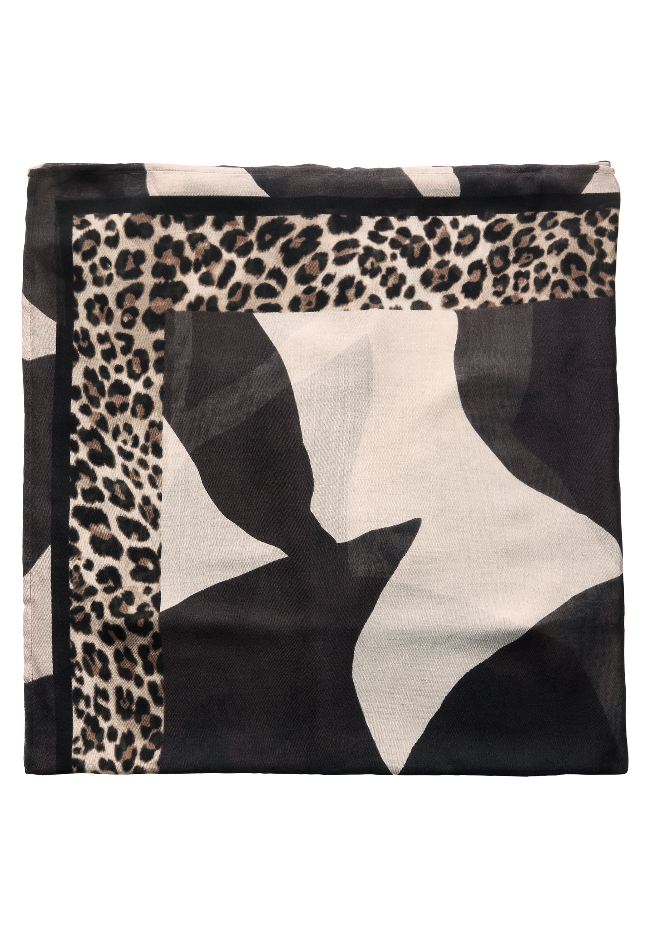 Street One Quadratisches Tuch Damen Blau Grafisches Muster