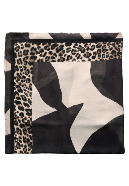 Street One Quadratisches Tuch Damen Blau Grafisches Muster