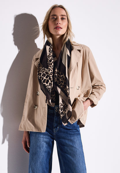 Street One Quadratisches Tuch Damen Blau Grafisches Muster